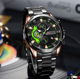 CURREN Original Brand Stainless Steel Band Wrist Watch For Men With Brand (Box & Bag)-8402