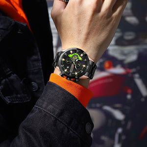 CURREN Original Brand Stainless Steel Band Wrist Watch For Men With Brand (Box & Bag)-8402