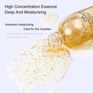 24K Gold Face Serum Hyaluronic Acid Repair Face Pores Serum Moisturizer Brightening Essence Cream Day Creams Skin Care