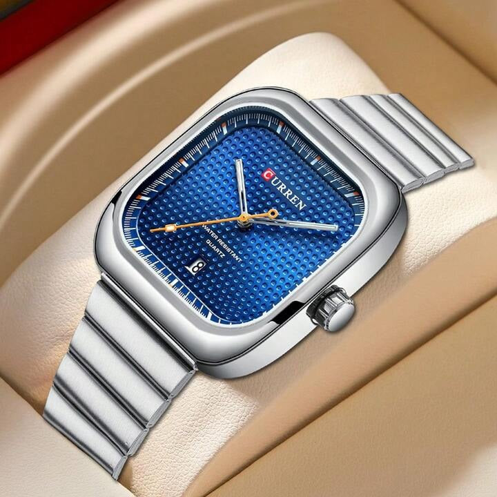 CURREN Original Brand Stainless Steel Band Wrist Watch For Men With Brand (Box & Bag)-8460