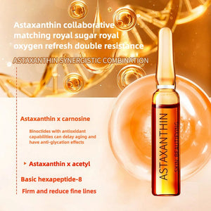 28pcs/set Astaxanthin Collagen Serum Set Moisturising Whitening Wrinkle Reducing Anti-Ageing Serum Face Beauty Skin Care