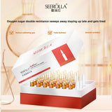 28pcs/set Astaxanthin Collagen Serum Set Moisturising Whitening Wrinkle Reducing Anti-Ageing Serum Face Beauty Skin Care