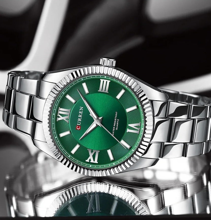 CURREN Original Brand Stainless Steel Band Wrist Watch For Men With Brand (Box & Bag)-8453