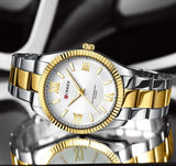CURREN Original Brand Stainless Steel Band Wrist Watch For Men With Brand (Box & Bag)-8453