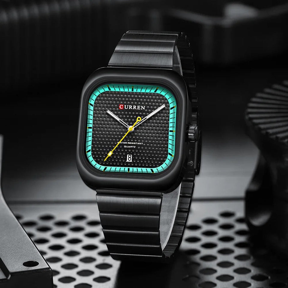 CURREN Original Brand Stainless Steel Band Wrist Watch For Men With Brand (Box & Bag)-8460