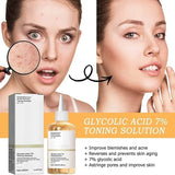 Glycolic Acid 7% Toning Facial Skin Care Solution Lighten Pore Glow Acid Toner Lifting Firming Wrinkles Dispelling Acne New