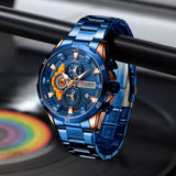 CURREN Original Brand Stainless Steel Band Wrist Watch For Men With Brand (Box & Bag)-8402