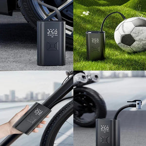 150PSI 120W Portable Car Tyre Inflator Pump Wireless Air Compressor LED Digital Display Auto Care Exterior Accessories Gadgets