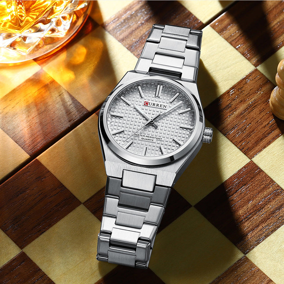 CURREN Original Brand Stainless Steel Band Wrist Watch For Men With Brand (Box & Bag)-8439