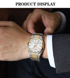 CURREN Original Brand Stainless Steel Band Wrist Watch For Men With Brand (Box & Bag)-8439