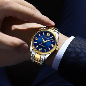 CURREN Original Brand Stainless Steel Band Wrist Watch For Men With Brand (Box & Bag)-8453