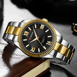 CURREN Original Brand Stainless Steel Band Wrist Watch For Men With Brand (Box & Bag)-8453