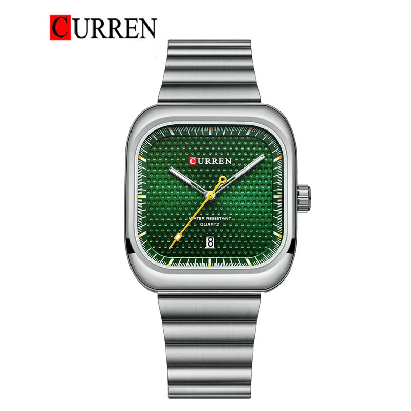 CURREN Original Brand Stainless Steel Band Wrist Watch For Men With Brand (Box & Bag)-8460