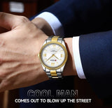CURREN Original Brand Stainless Steel Band Wrist Watch For Men With Brand (Box & Bag)-8453