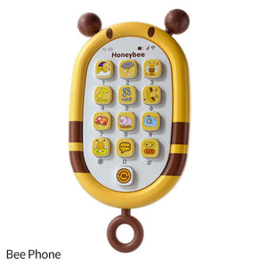 Baby Phone Toys Bilingual Telephone Teether Music Voice Toy Early Educational Learning Machine Electronic Children Gift Baby Toy