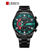 CURREN Original Brand Stainless Steel Band Wrist Watch For Men With Brand (Box & Bag)-8402